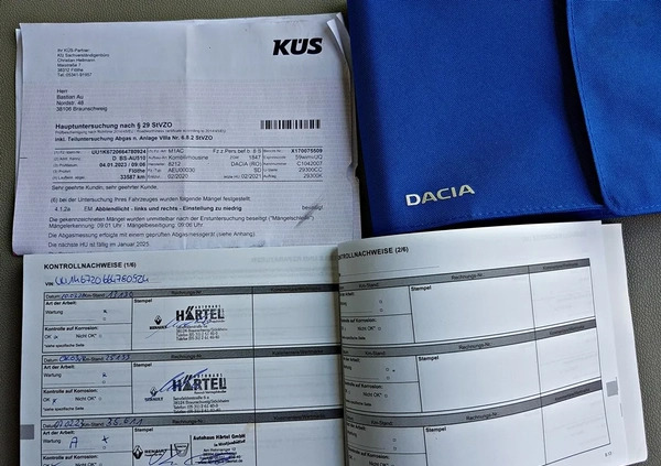 Dacia Dokker cena 57900 przebieg: 56000, rok produkcji 2020 z Międzyrzecz małe 667